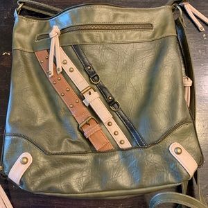 Army Green Shoulder or Crossbody Bag